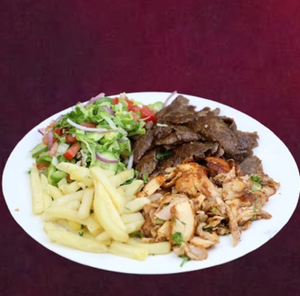 Shawarma Mix Plate ( Chicken and Meat )
